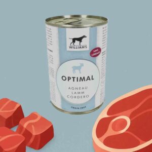 Pâtée pour chien à l’agneau