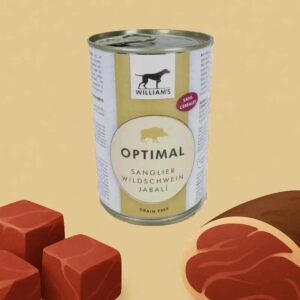 Pâtée pour chien au sanglier