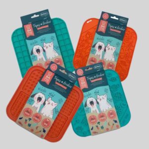 Tapis à lécher pour chien et chat