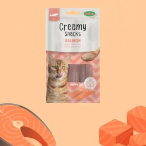 Aliments pour chat Creamy snacks pour chat au saumon