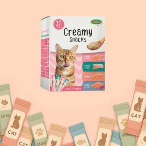 Aliments pour chat Creamy snacks pour chat pack de 20