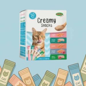 Aliments pour chat Creamy snacks pour chat pack de 50