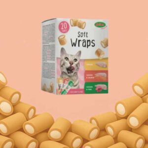 Aliments pour chat Soft wraps pour chat pack de 20