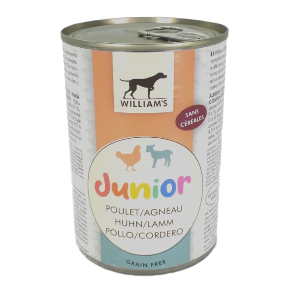 Pâtée Premium pour Chiot au Poulet et Agneau – JUNIOR