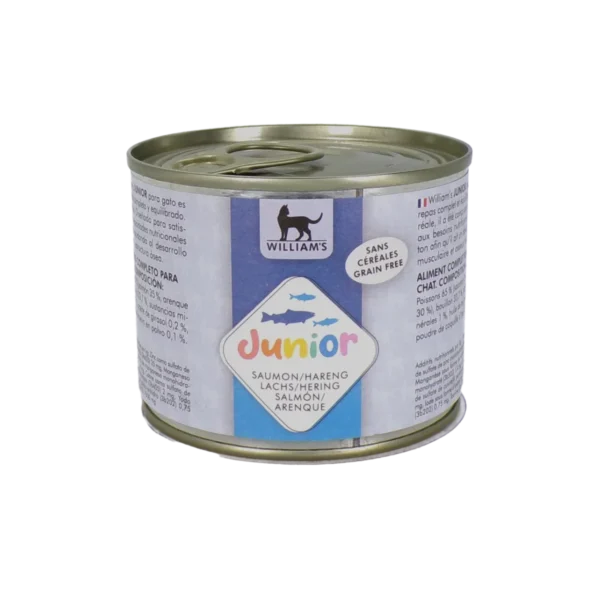 Pâtée Premium pour Chat au Saumon et Hareng – Gamme JUNIOR