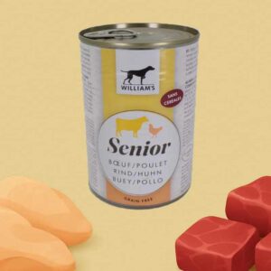 Pâtée pour Chien au Bœuf et Poulet – SENIOR