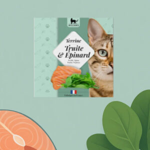 Terrine pour chat Truite et Epinard