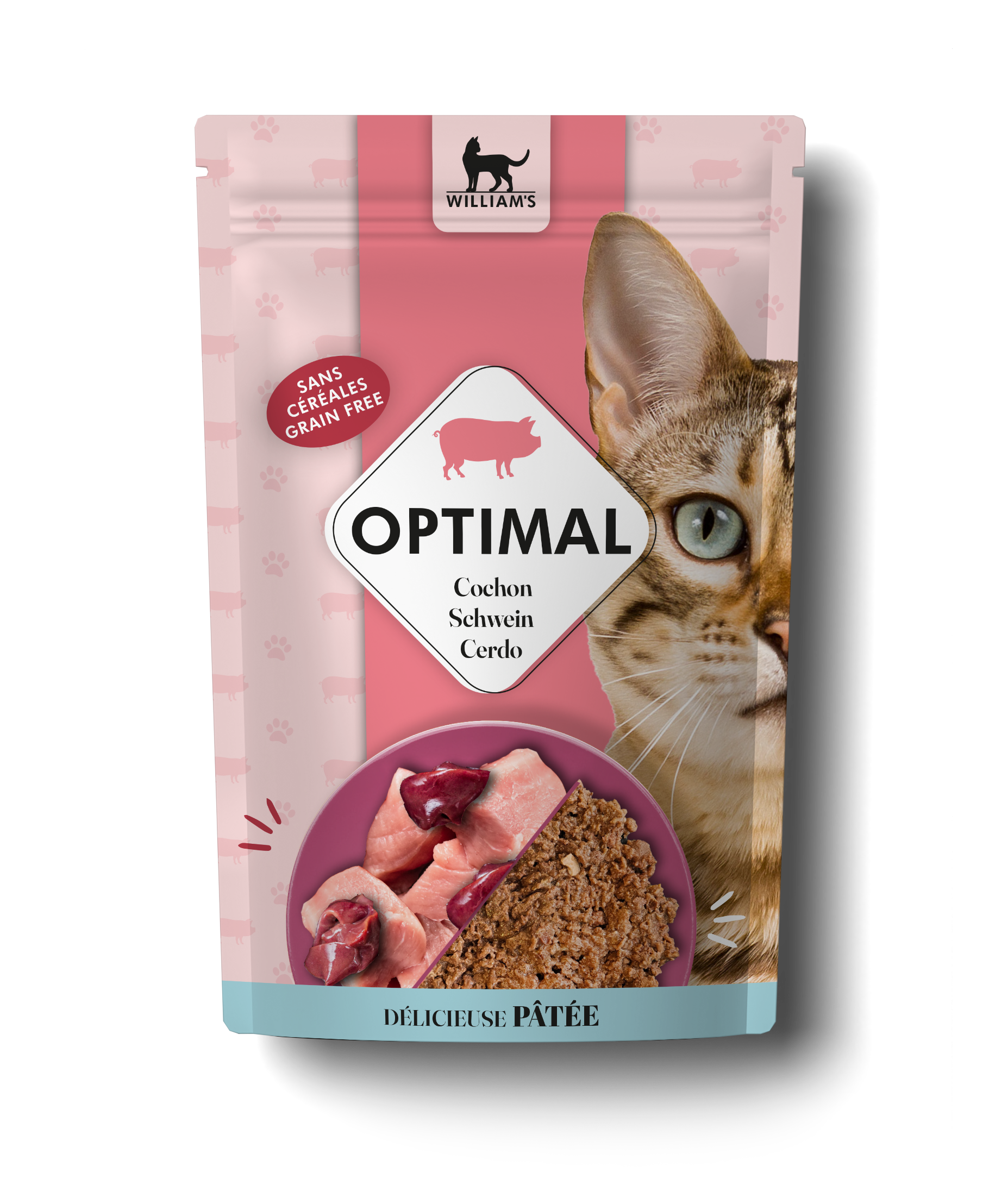 Pâtée pour Chat au Cochon – Sachet