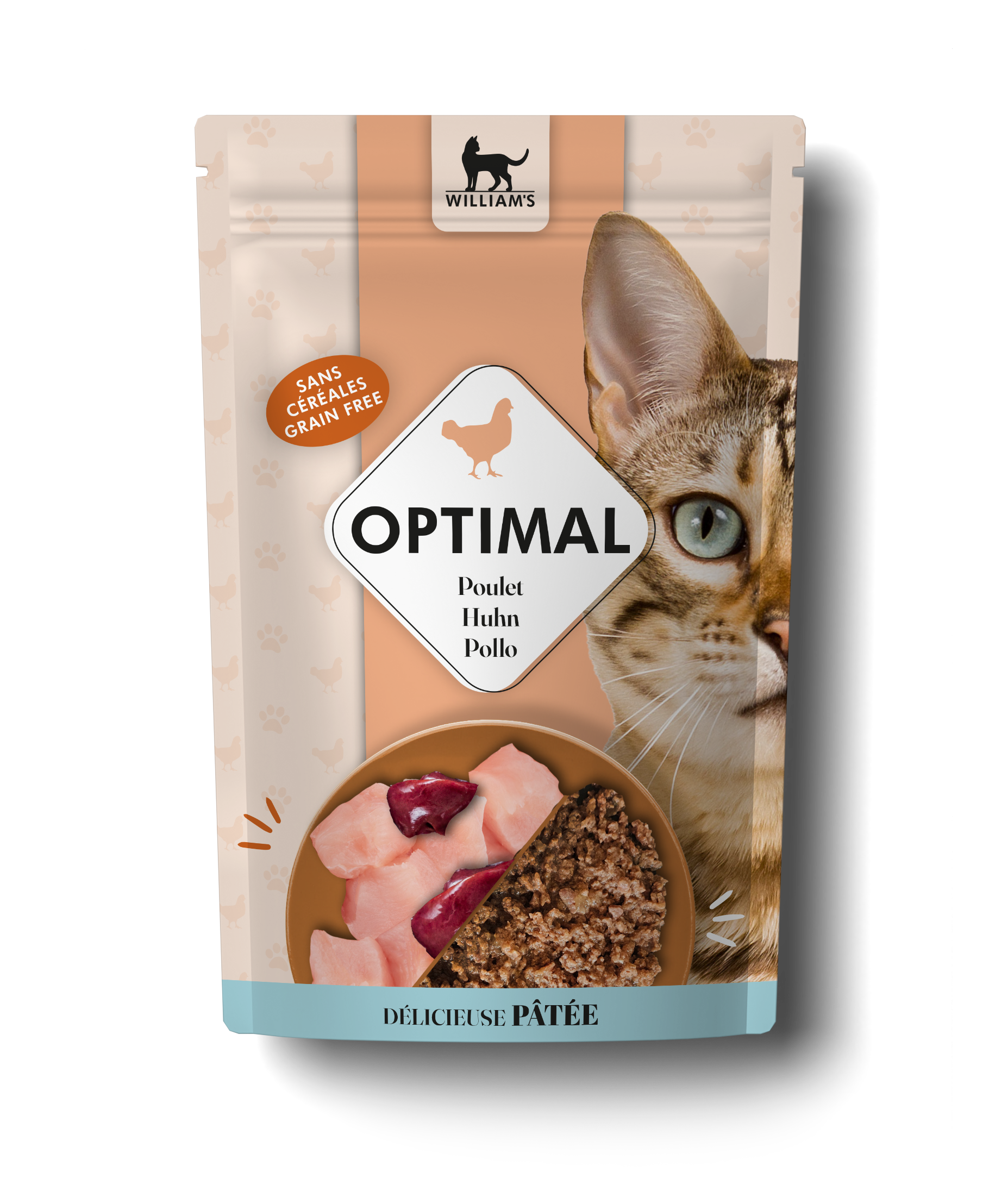 Pâtée pour Chat au Poulet – Sachet